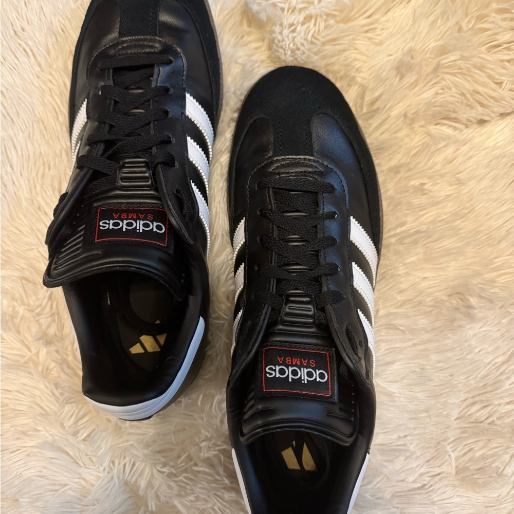 Adidas Black and White Samba Classic Trainers
